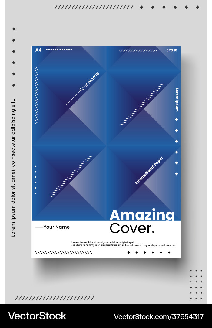 Cover design template set with abstract lines Cover design template set with abstract lines vector image