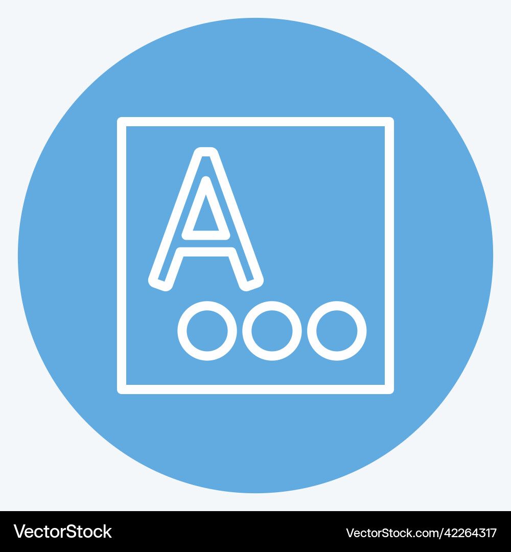 Icon language input suitable for mobile apps Icon language input suitable for mobile apps vector image