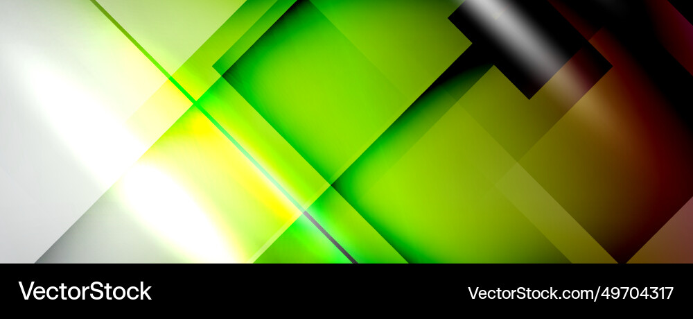 Light and shadow squares lines abstract Vector Image