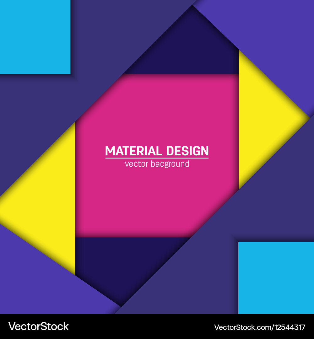 Material design background abstract vector image