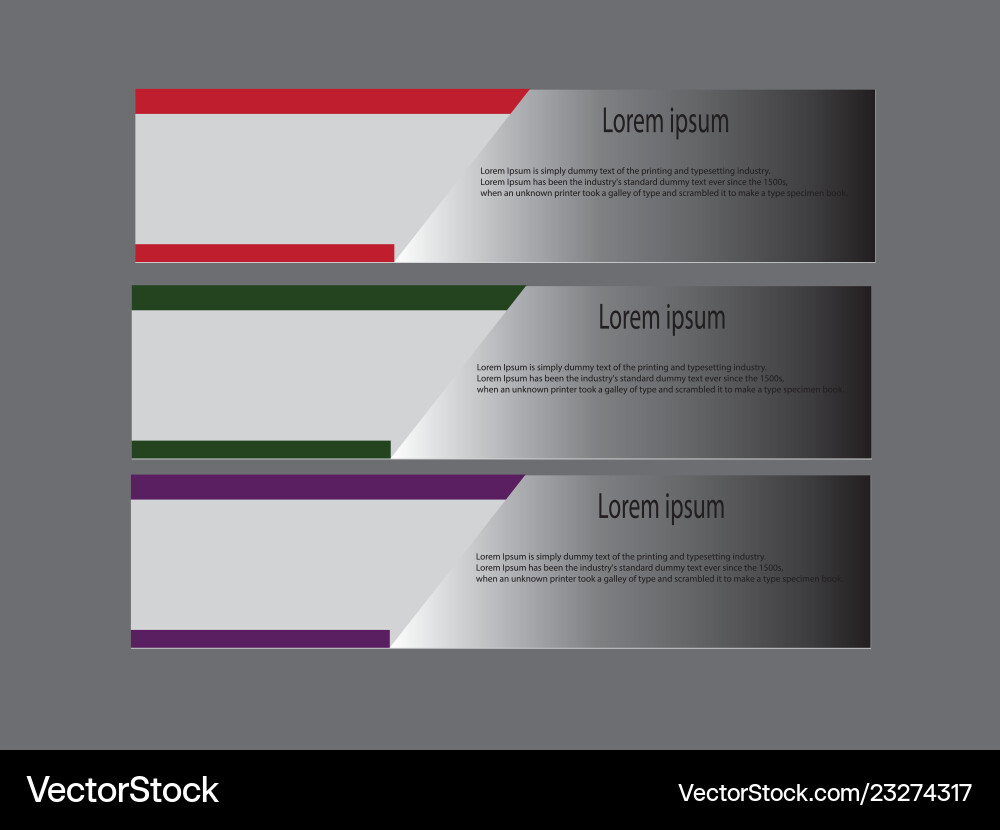 Set of abstract design templates Vector Image