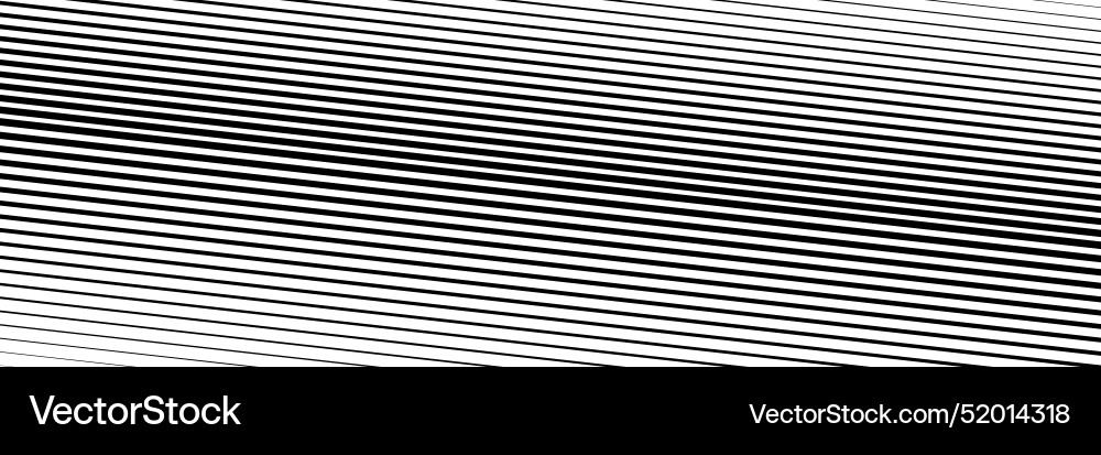 Black diagonal lines with a transition from thin Black diagonal lines with a transition from thin Vector Image