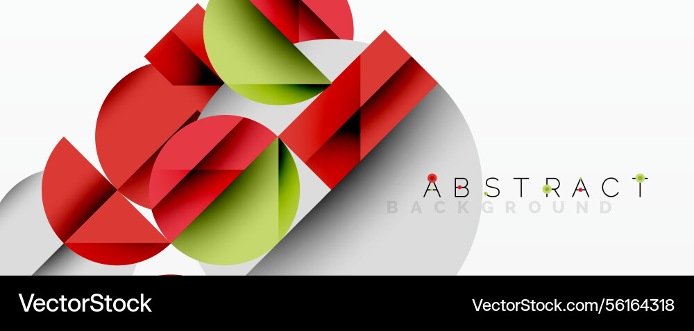 Bright shapes overlap creating dynamic Bright shapes overlap creating dynamic vector image