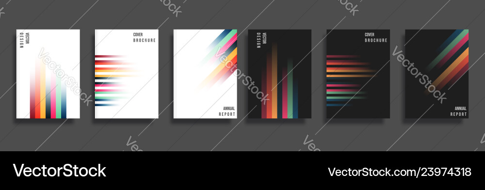 Gradient Line Backgrounds vector image