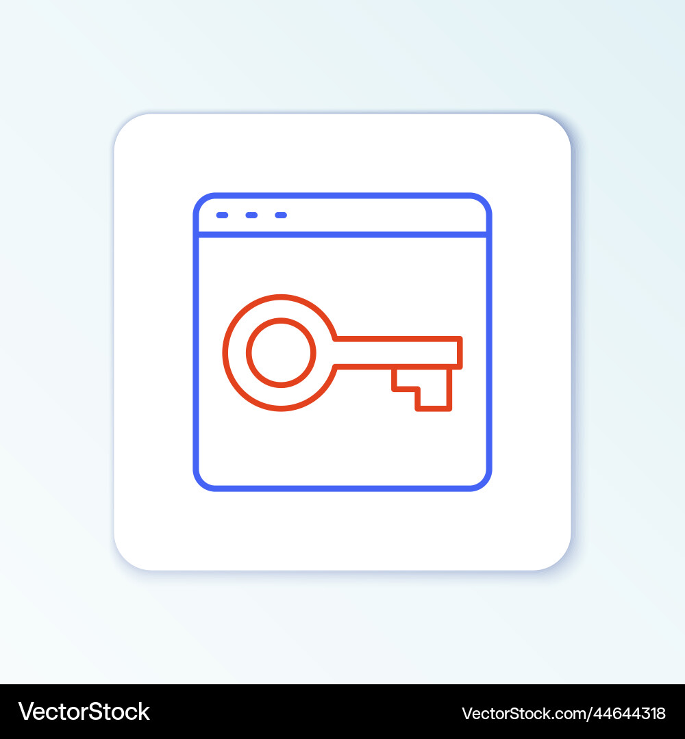 Line secure your site with https ssl icon Vector Image