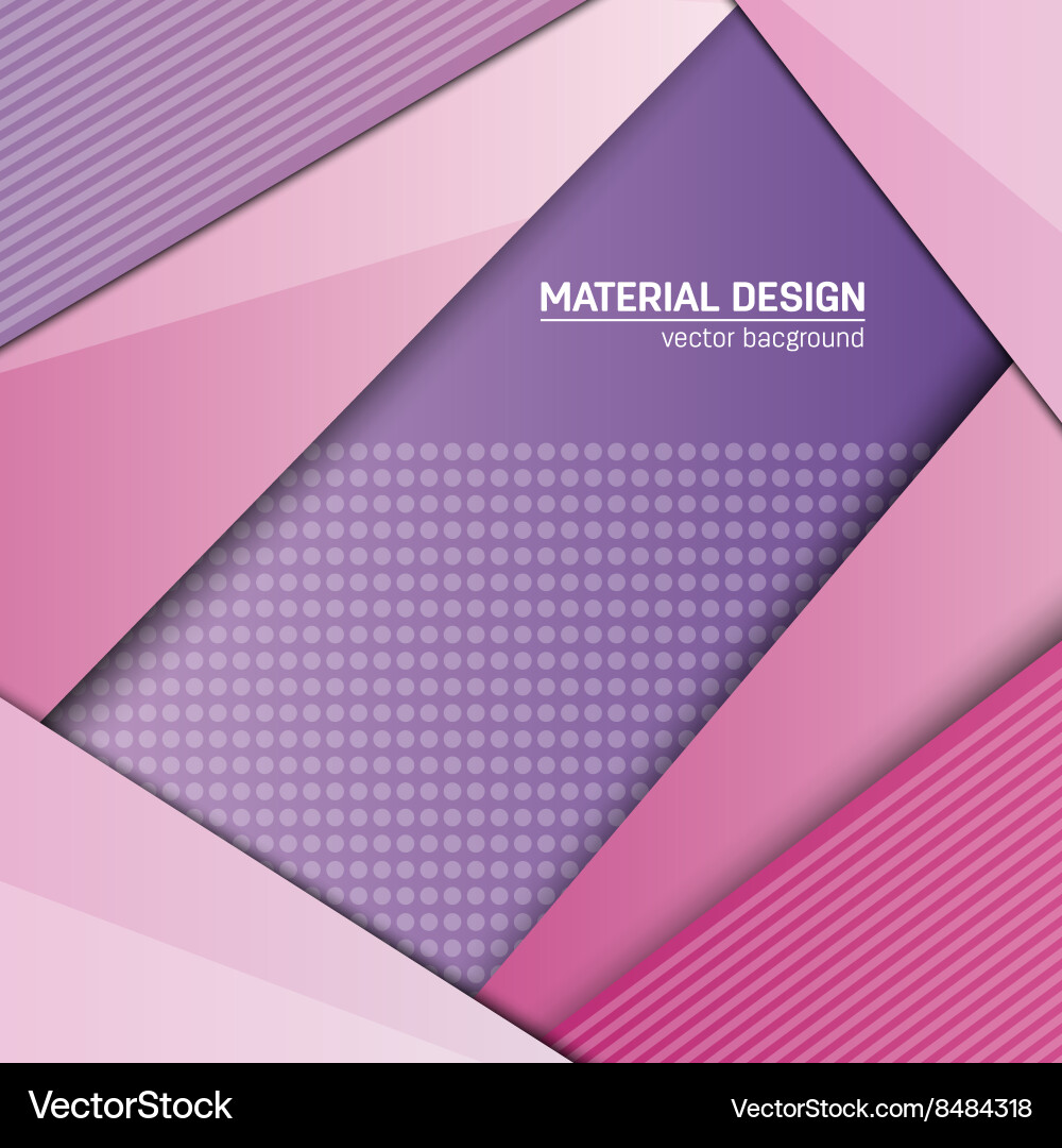 Material design background abstract Vector Image
