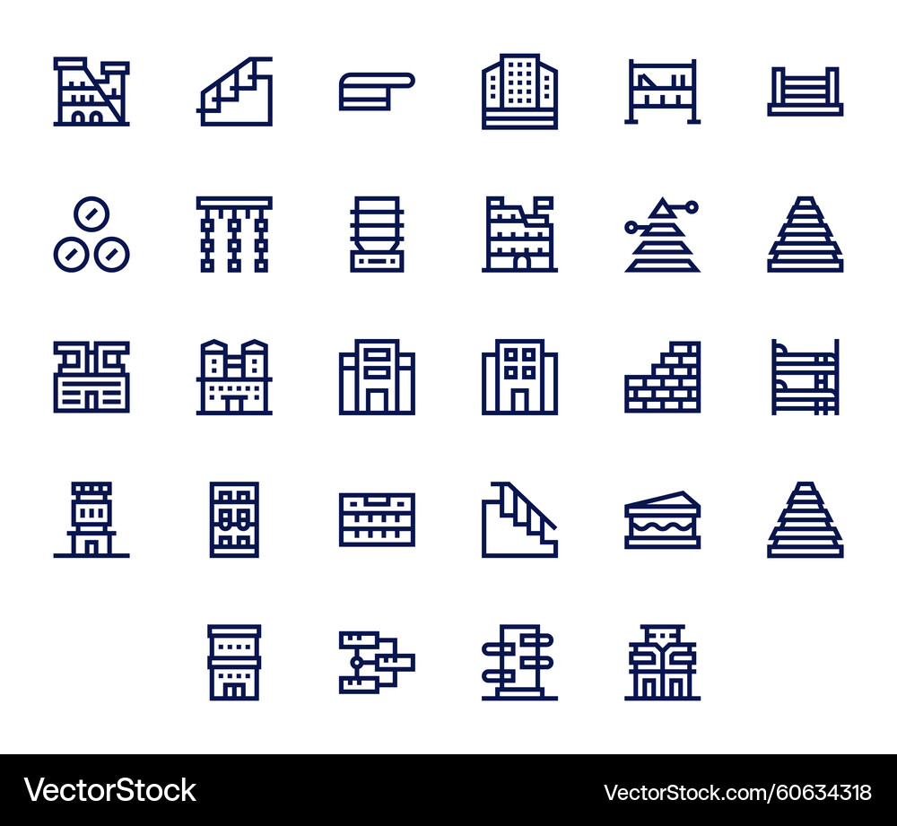 Multilevel Access Icons – Royalty-Free Vector | VectorStock
