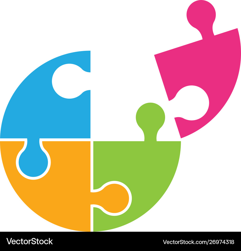 Puzzle design Puzzle design vector image