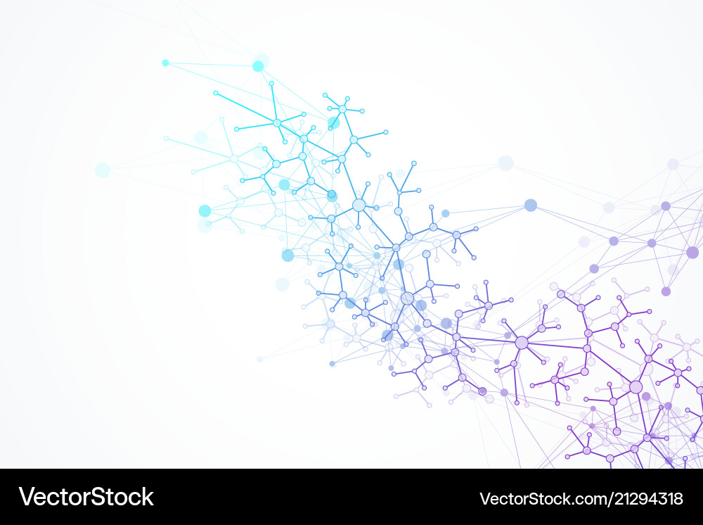 Scientific genetic engineering Royalty Free Vector Image