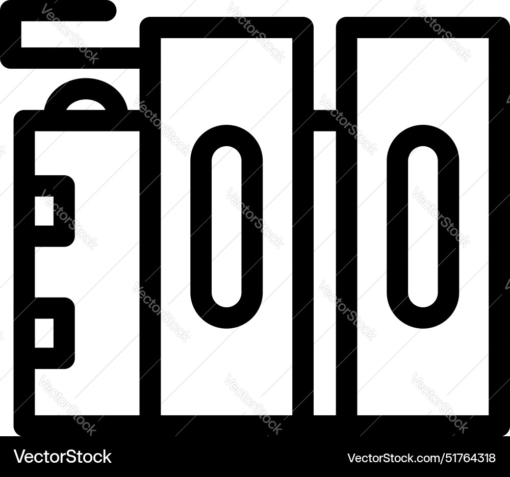 Server room icon showing cloud computing data Server room icon showing cloud computing data vector image
