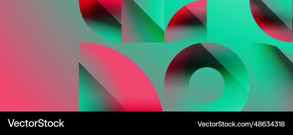 Simple geometric forms - dynamic Simple geometric forms - dynamic Vector Image