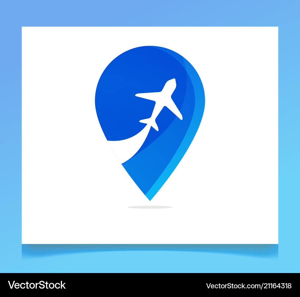 Travel agency tourism app and trips logo Travel agency tourism app and trips logo vector image