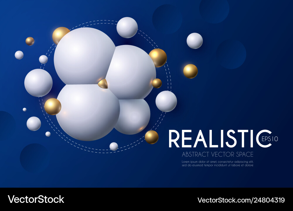 Abstract background with rtalistic 3d structure Abstract background with rtalistic 3d structure vector image