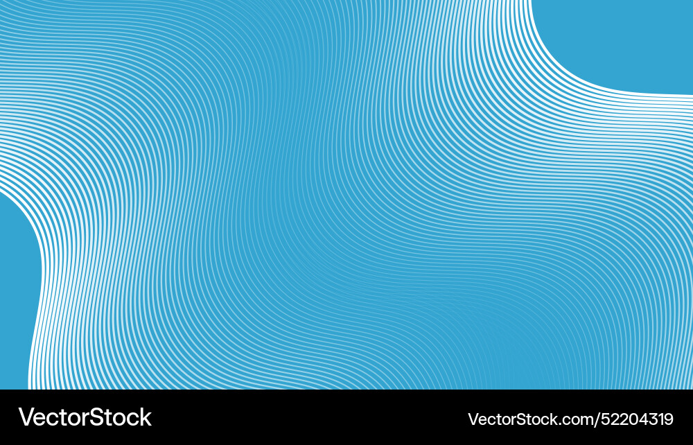 Cyan blue abstract background with curve line Vector Image