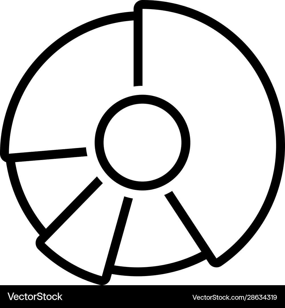 Pie chart Vector Image