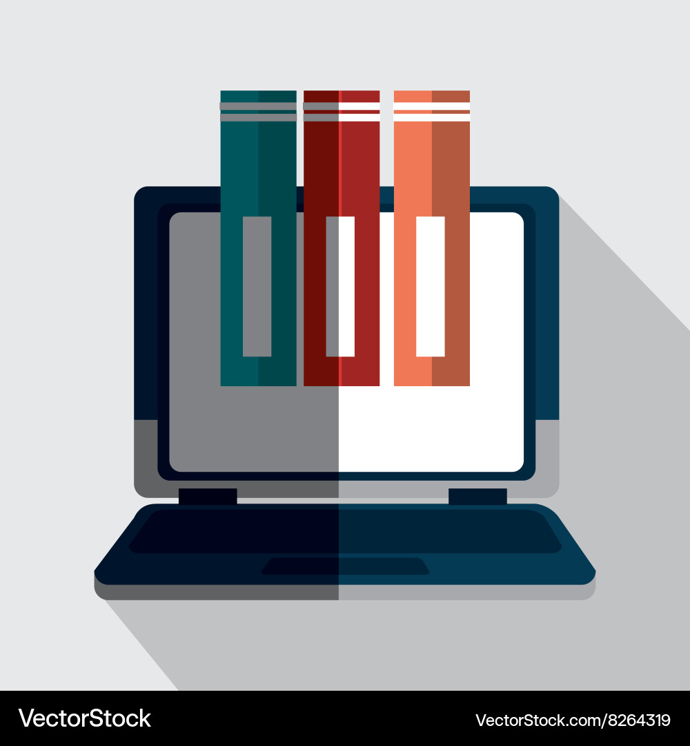 Portable computer design Vector Image