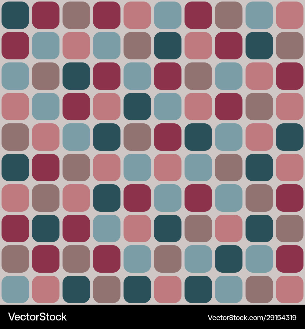 Tiled geometric seamless pattern squares Vector Image