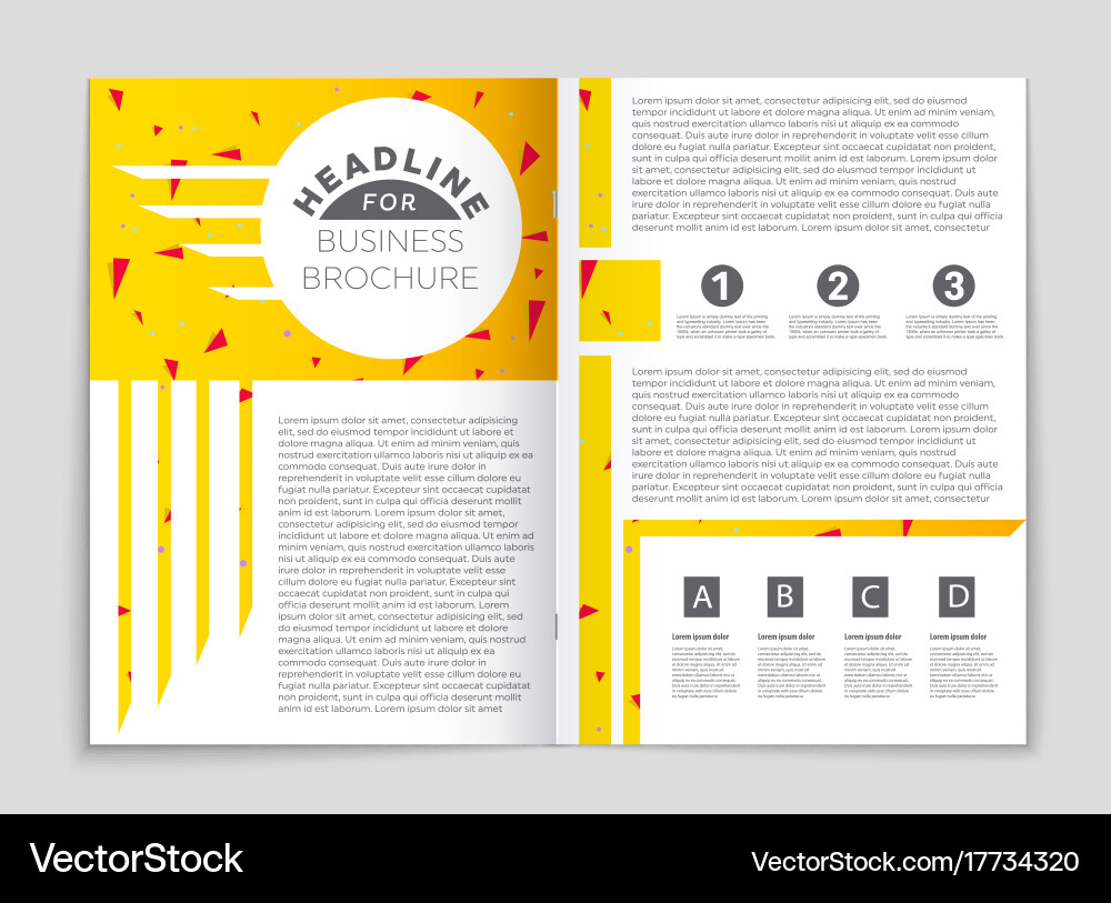 Abstract layout background set for art vector image