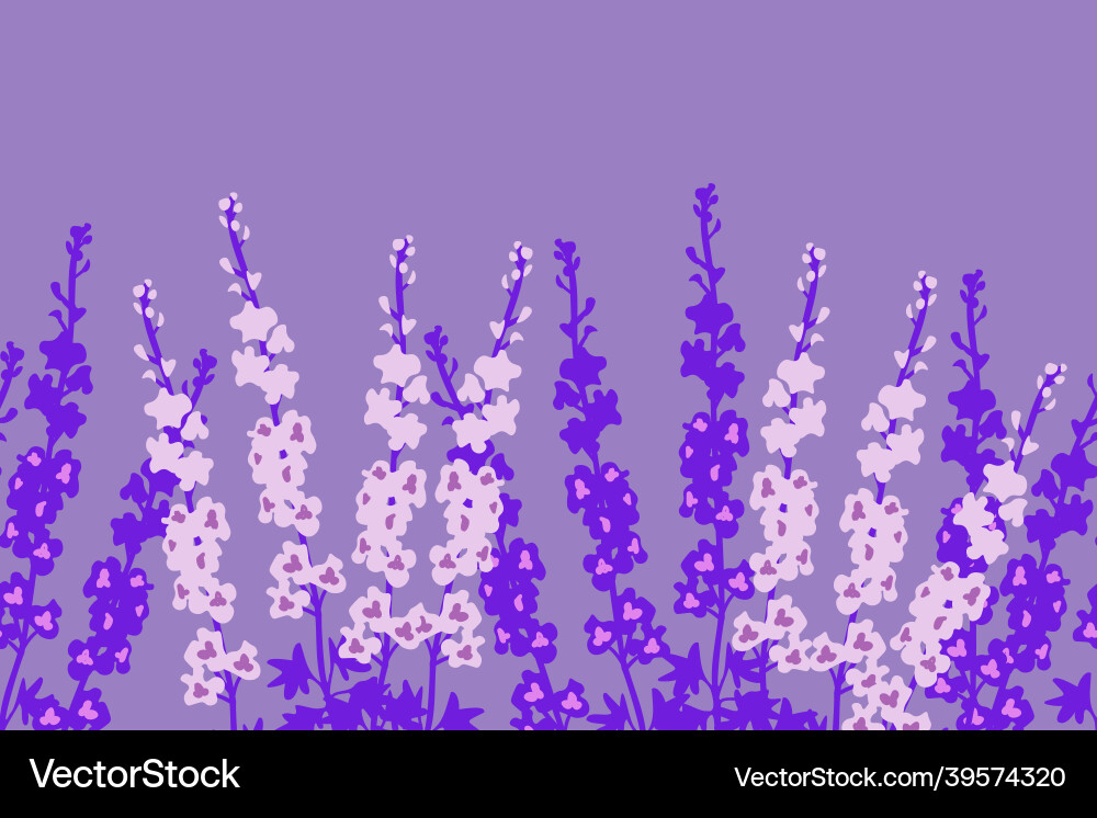 Delphinium background vector image