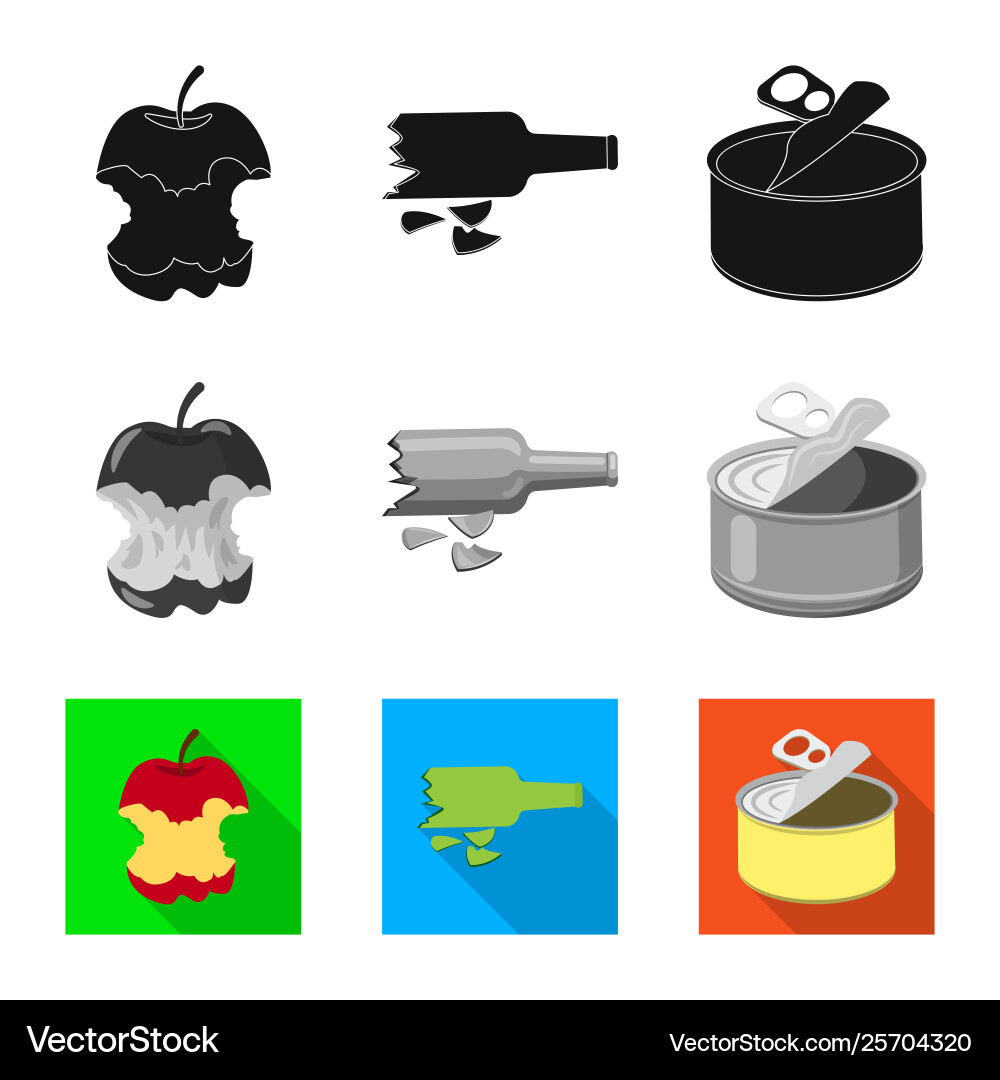 Dump and sort symbol set Dump and sort symbol set vector image