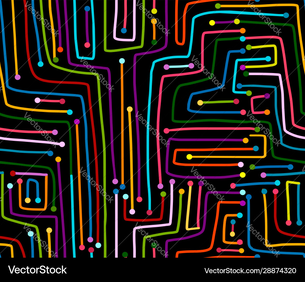 Seamless pattern computer circuit board Seamless pattern computer circuit board vector image