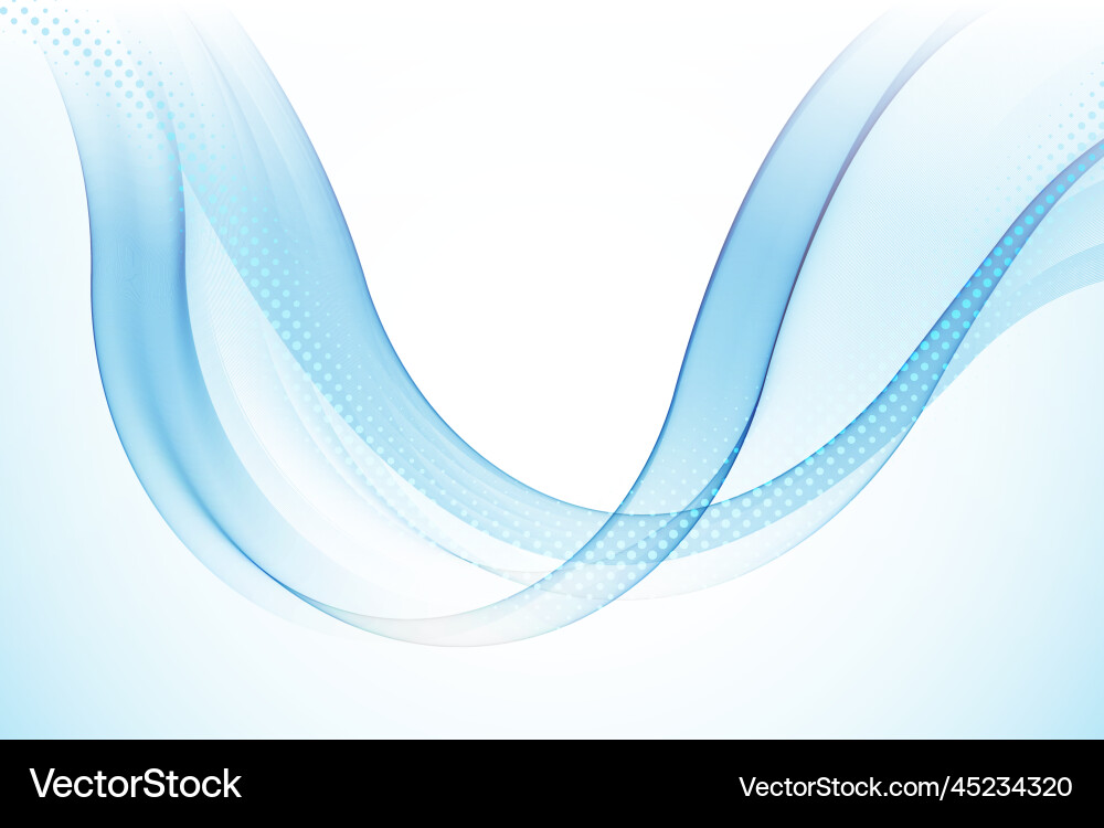 Smooth swirling abstract wave element design Smooth swirling abstract wave element design vector image