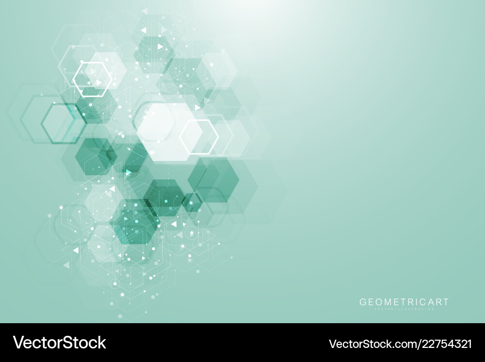Big data visualization background modern Big data visualization background modern vector image