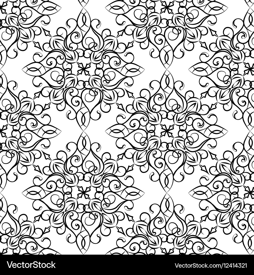 Classic style circular pattern vector image