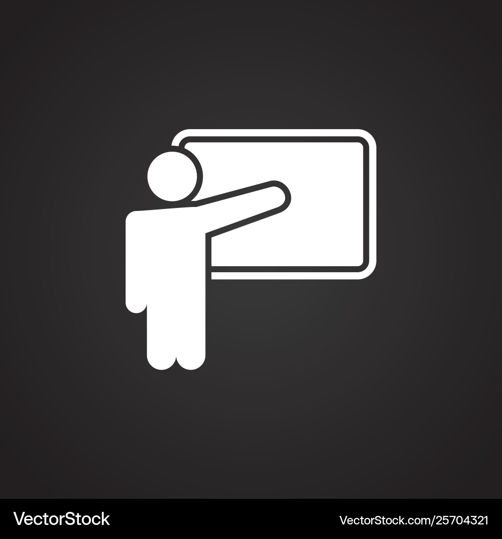 Performance icon on background for graphic and web Vector Image