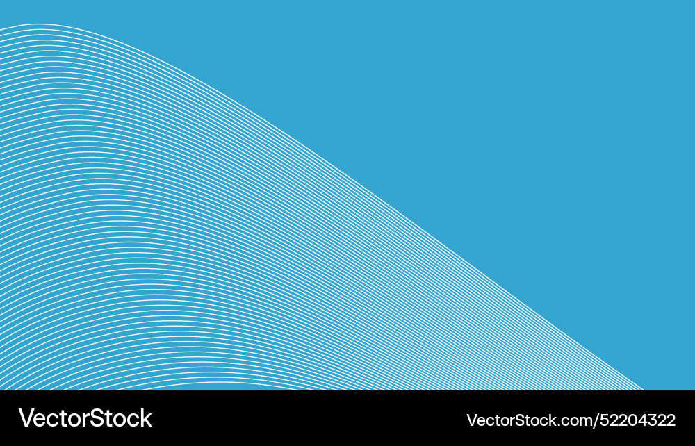 Cyan blue abstract background with curve line Cyan blue abstract background with curve line Vector Image