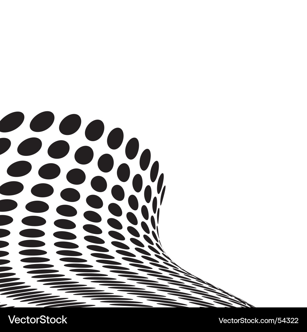 Dynamic Wave Form vector image