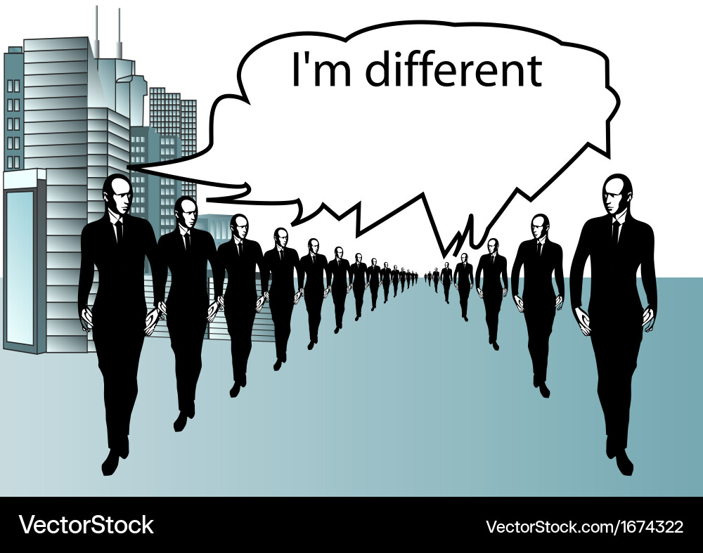 Identical Figures in a Row Vector Image