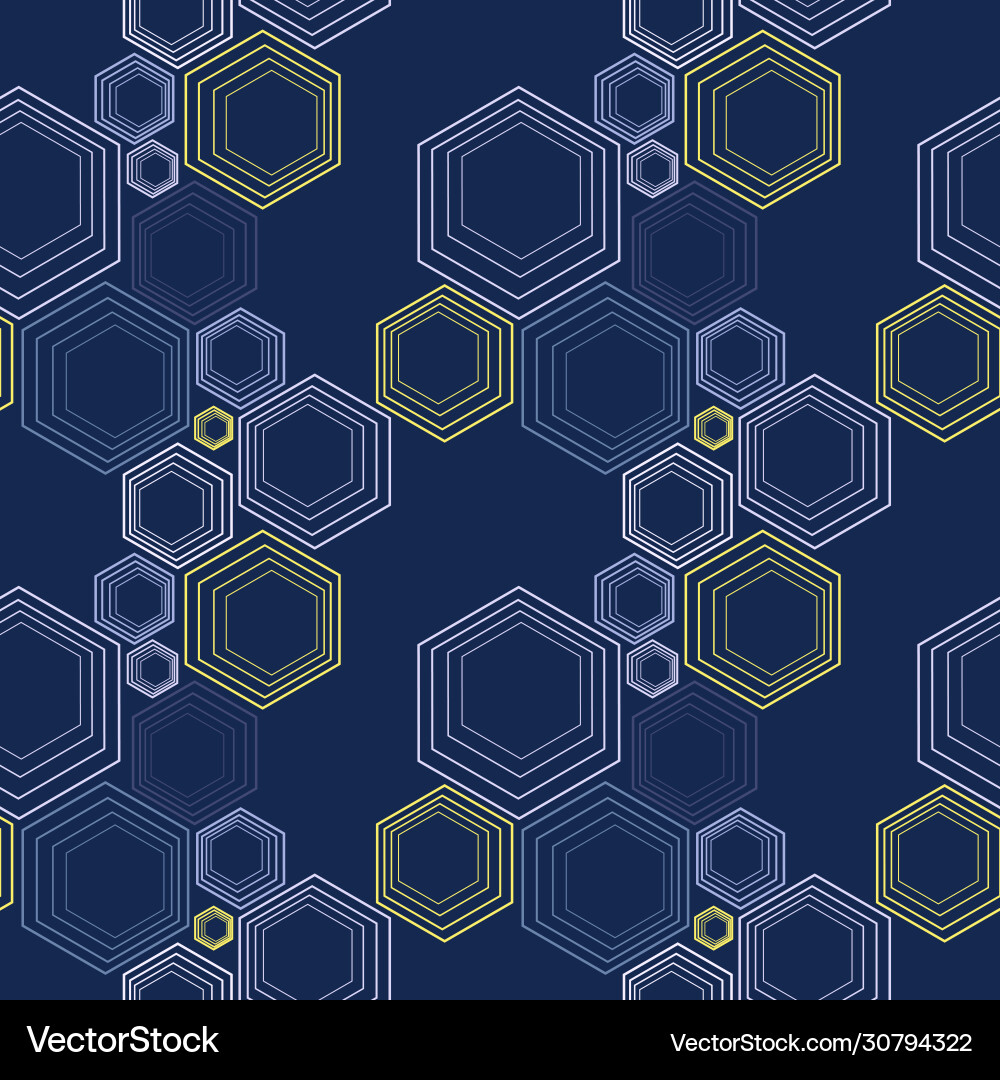 Polygons in linear style Polygons in linear style vector image