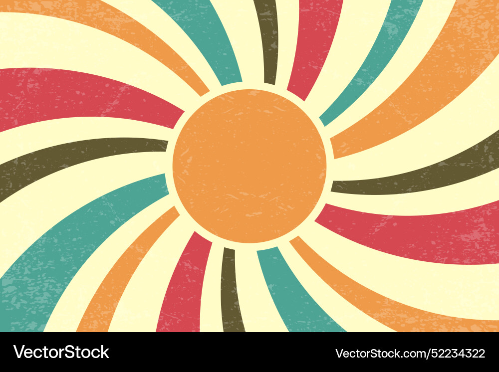 Retro Sonne Hintergrund Sommer Poster Retro Sonne Hintergrund Sommer Poster vektorbild