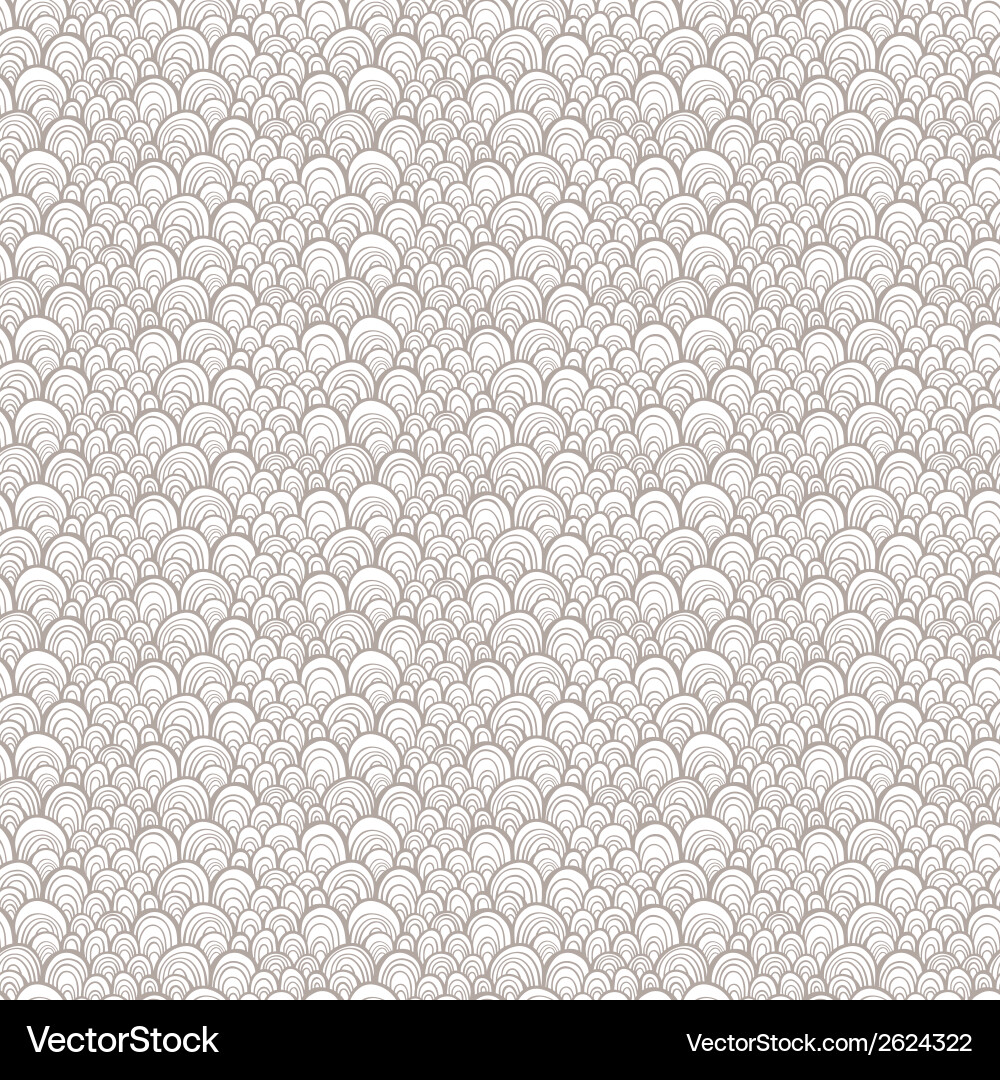 Seamless pattern with abstract stylized scale Vector Image