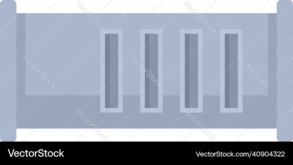 Ventilation icon flat isolated Ventilation icon flat isolated vector image