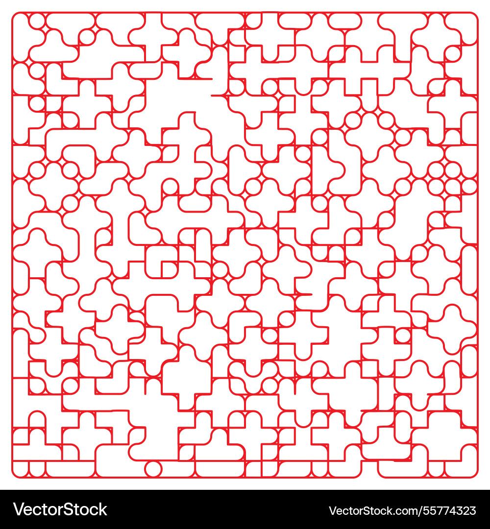Geometric square plus and circle shape grid Geometric square plus and circle shape grid vector image