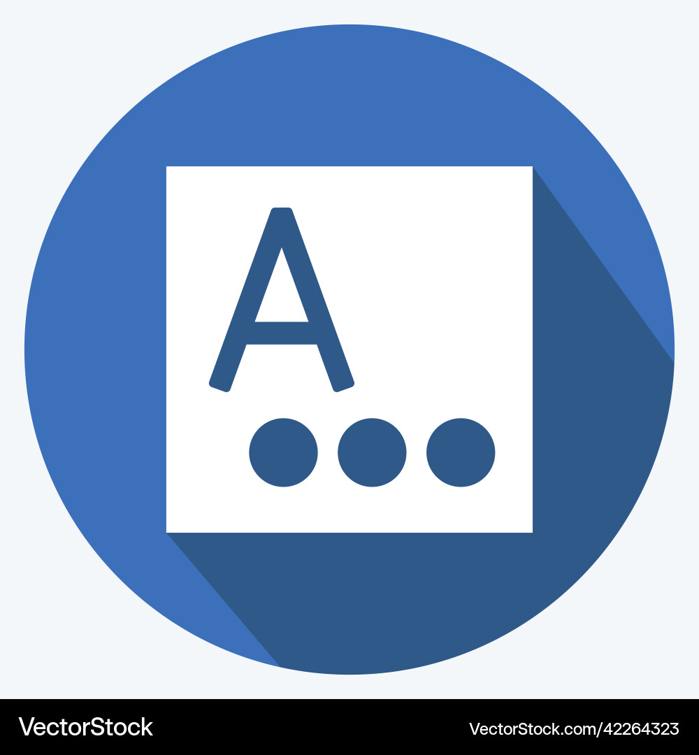 Icon language input suitable for mobile apps Icon language input suitable for mobile apps vector image