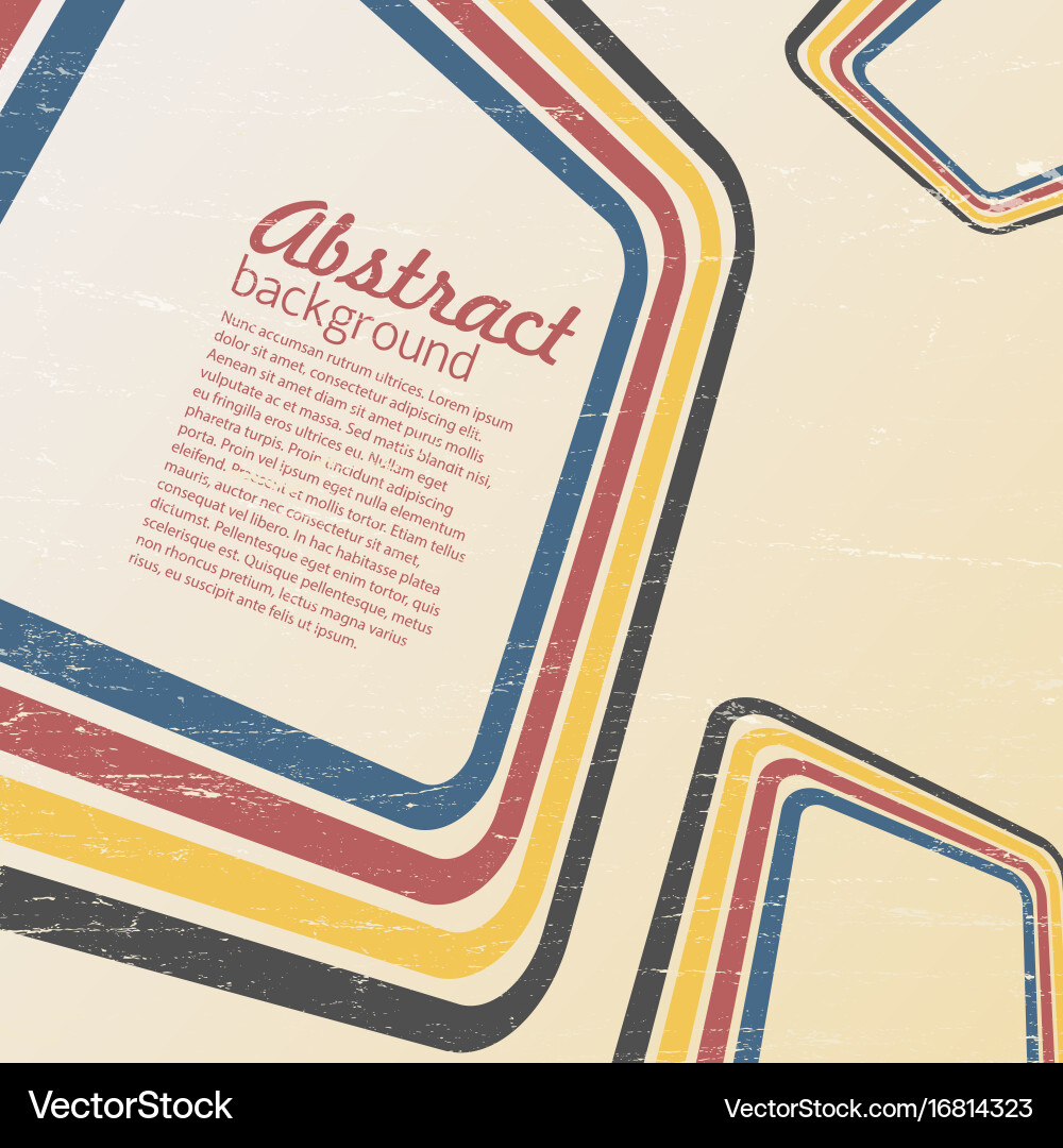 Modern with abstract rectangle Vector Image