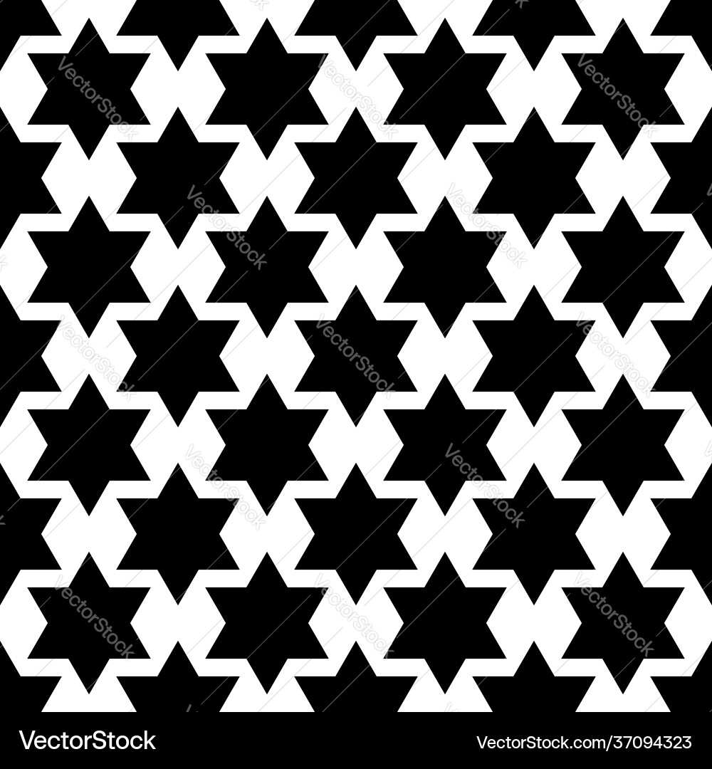 Repeatable seamless star shape pattern Repeatable seamless star shape pattern vector image