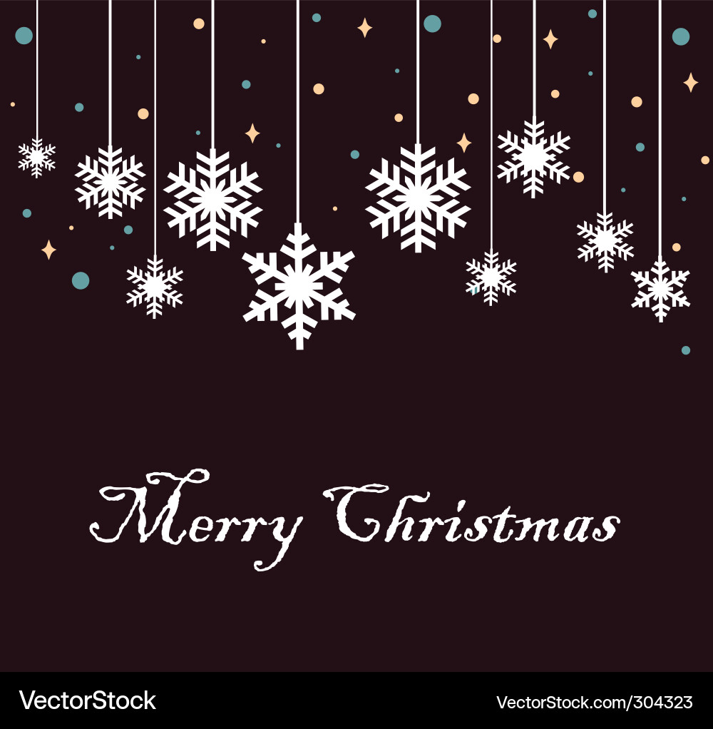 Snowflake Background vector image