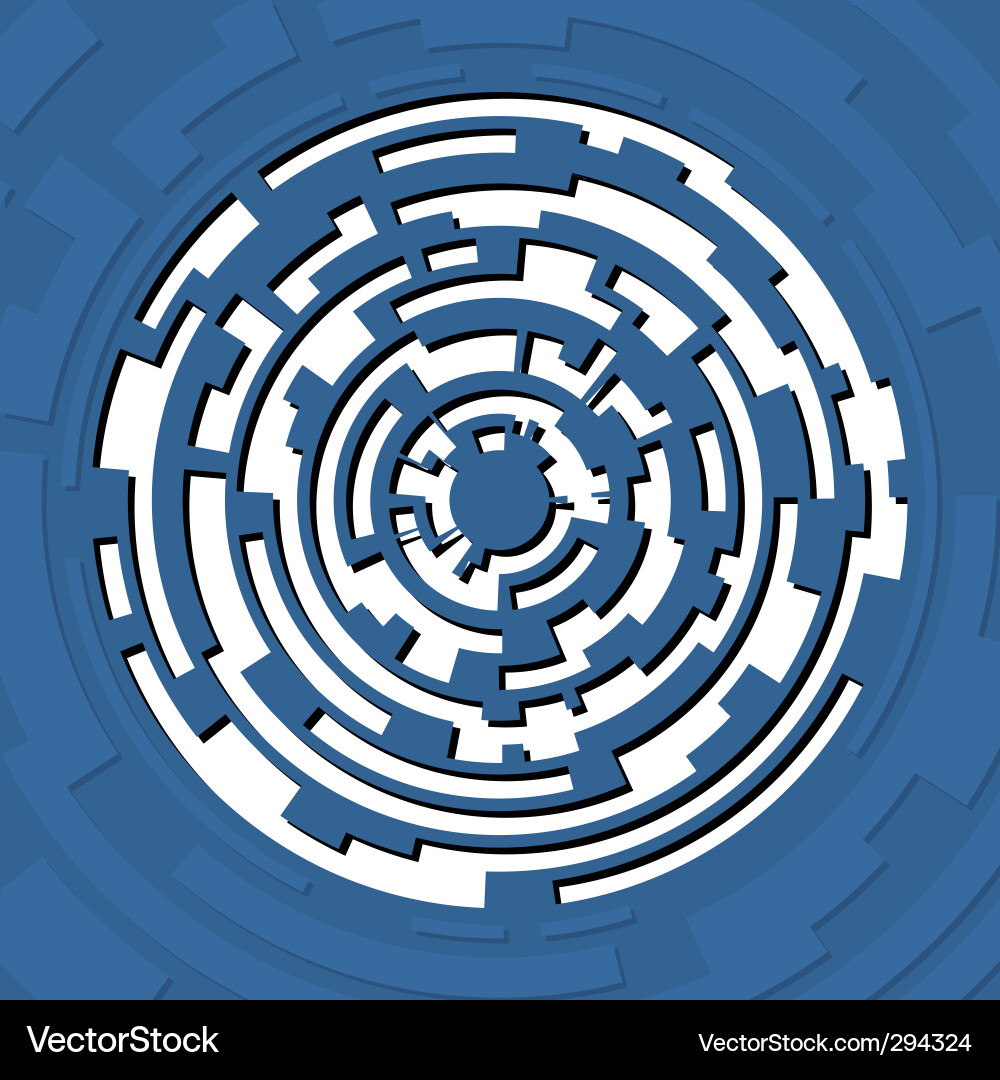 Abstract circular background vector image