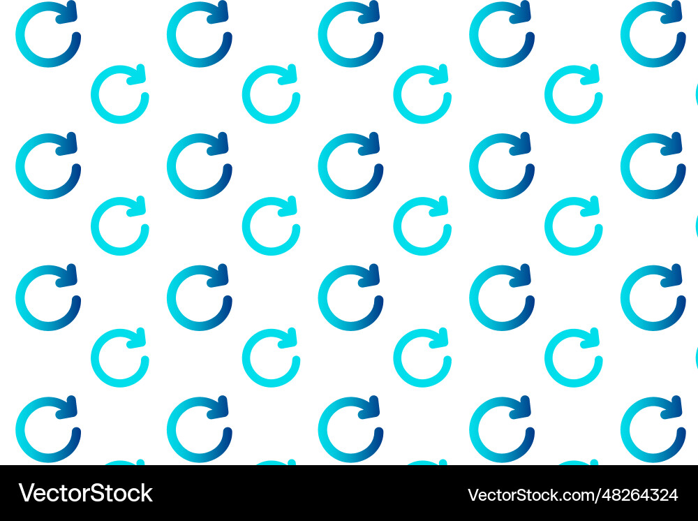 Abstract reload arrow pattern background vector image