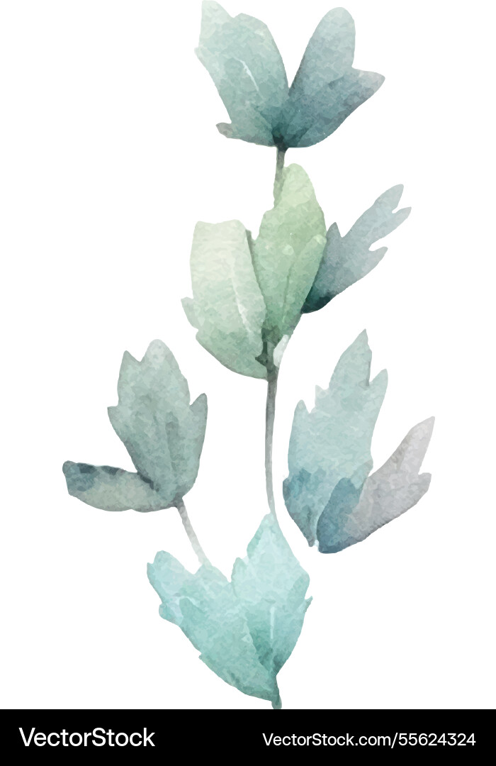 Aquarell bemalte Blume Hand gezogen Aquarell bemalte Blume Hand gezogen vektorbild