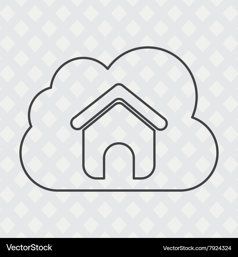 Cloud computing design Vector Image