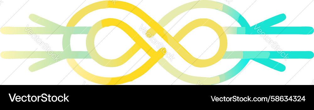 Continuous Flow Icon - Loop Vector Image