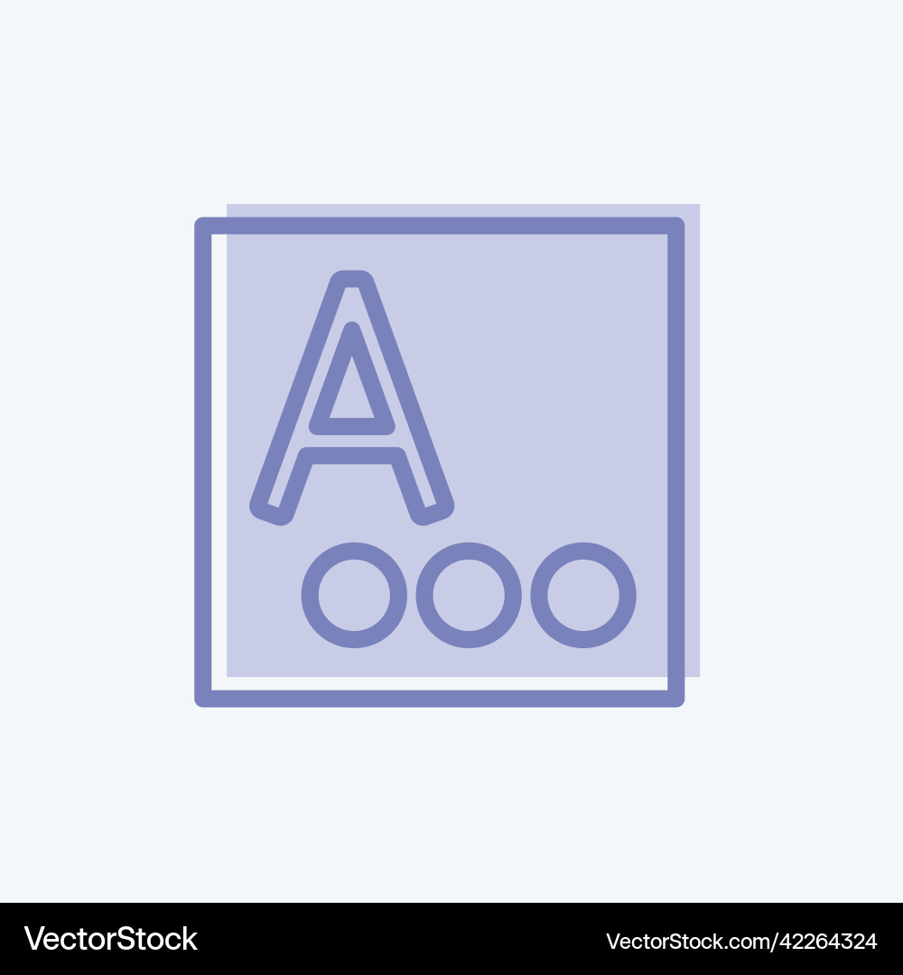 Icon language input suitable for mobile apps Icon language input suitable for mobile apps vector image