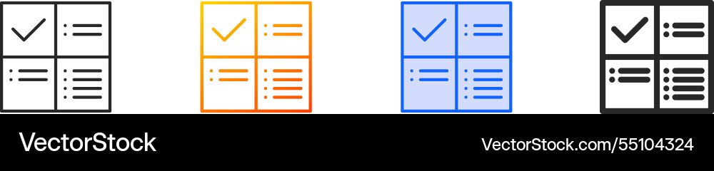 Quadrant iconthin linear gradient blue stroke Quadrant iconthin linear gradient blue stroke vector image