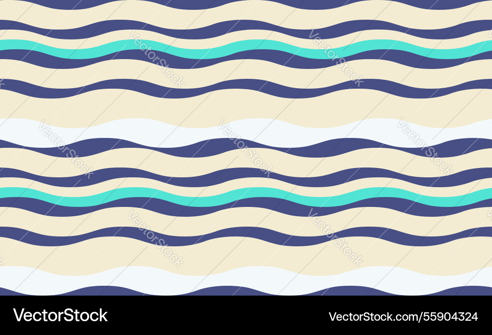 Serene wave pattern perfect for textile design Serene wave pattern perfect for textile design Vector Image