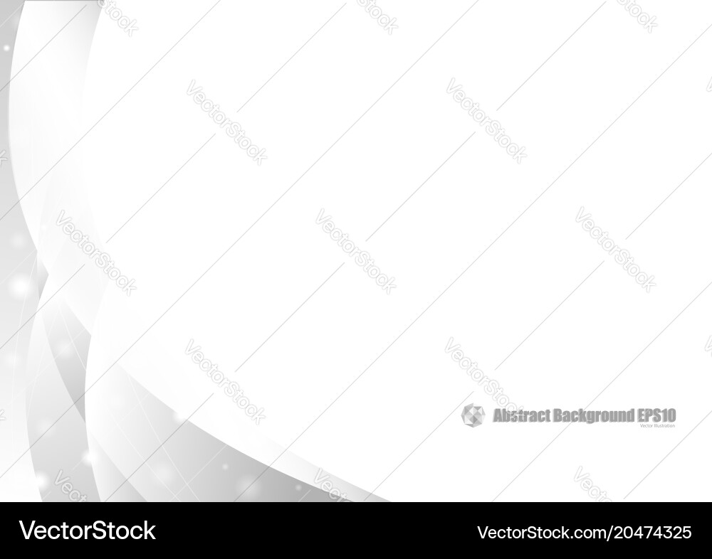 Abstract gray curve background with soft lights Vector Image